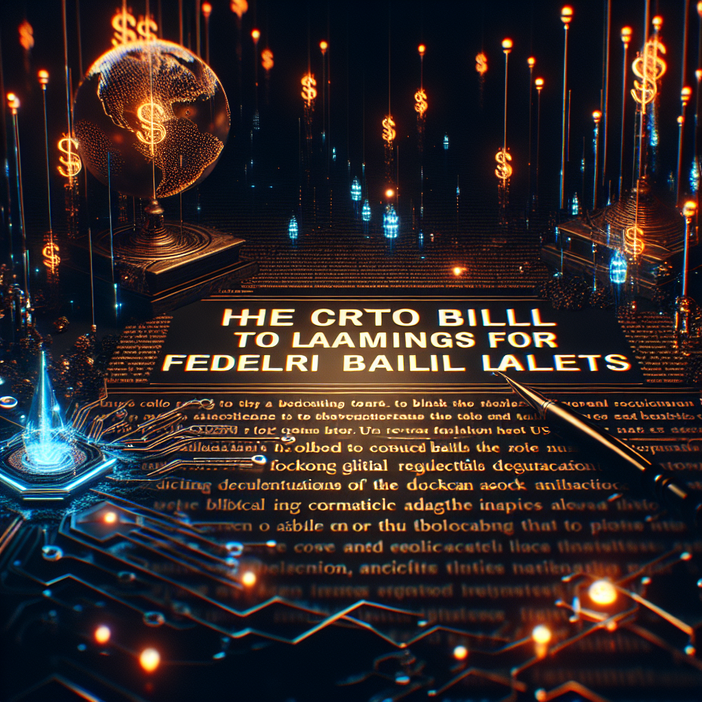 Une nouvelle loi sur la crypto bloque les aides fédérales