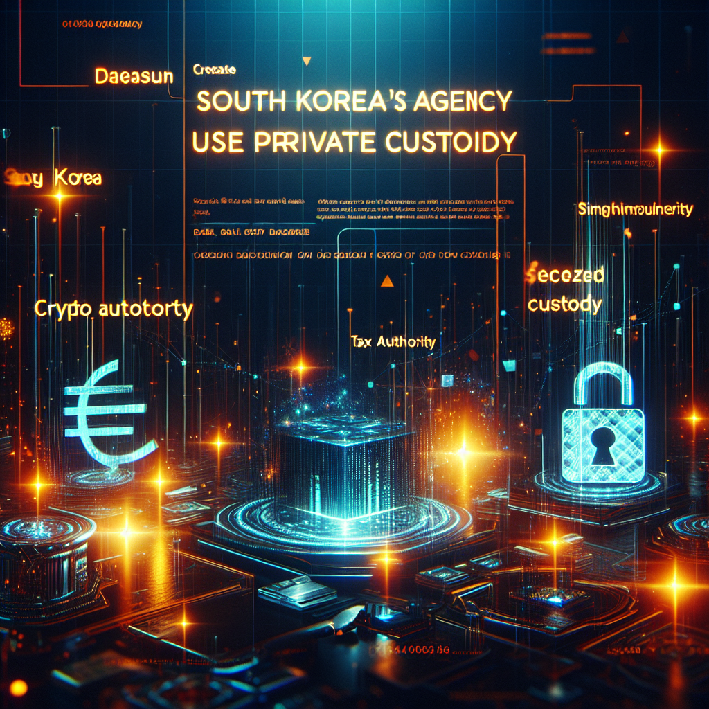 L&rsquo;Agence Fiscale Sud-Coréenne Privilégie la Garde Privée pour les Cryptos